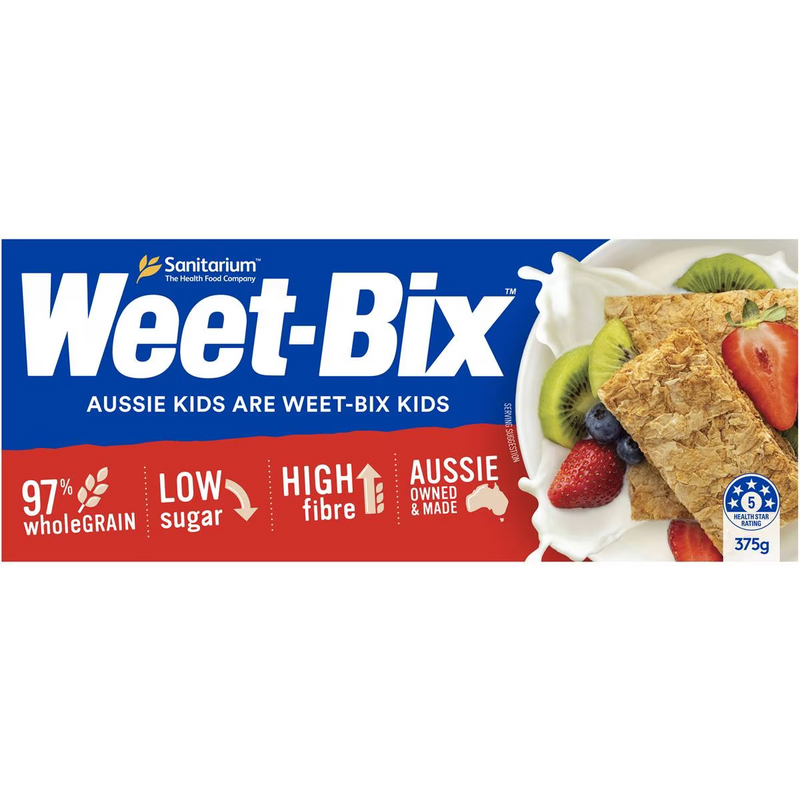 Sanitarium Weet-bix Breakfast Cereal 375g