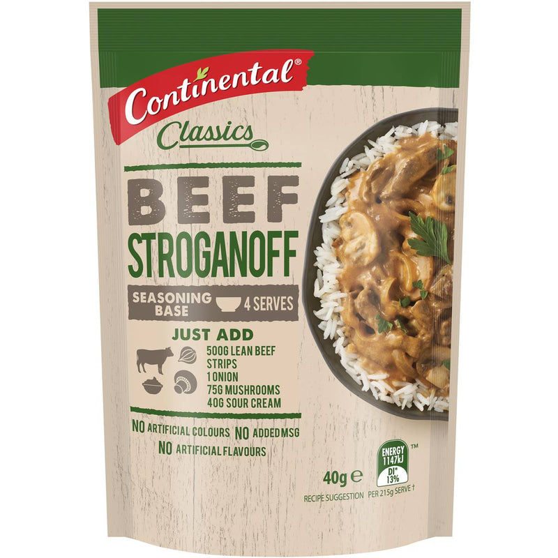 Continental Beef Stroganoff 40g