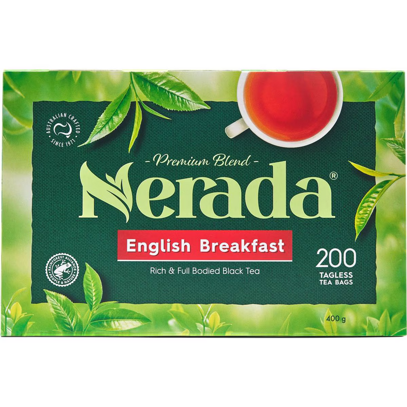 Nerada Tea Bags 200 Pack 400g