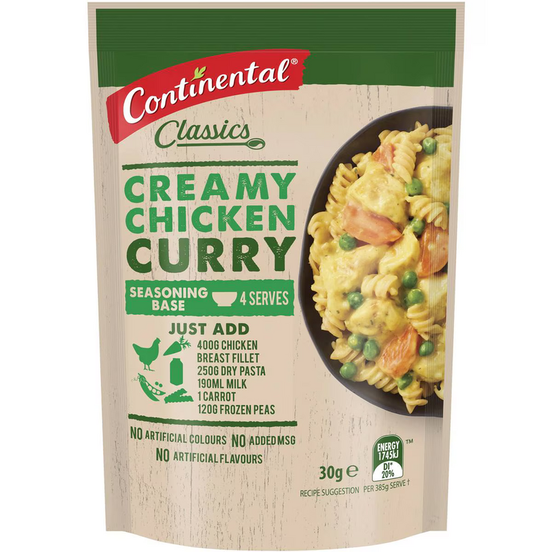 Continental Creamy Chicken Curry 30g