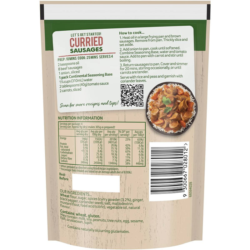Continental Curried Sausages 35g