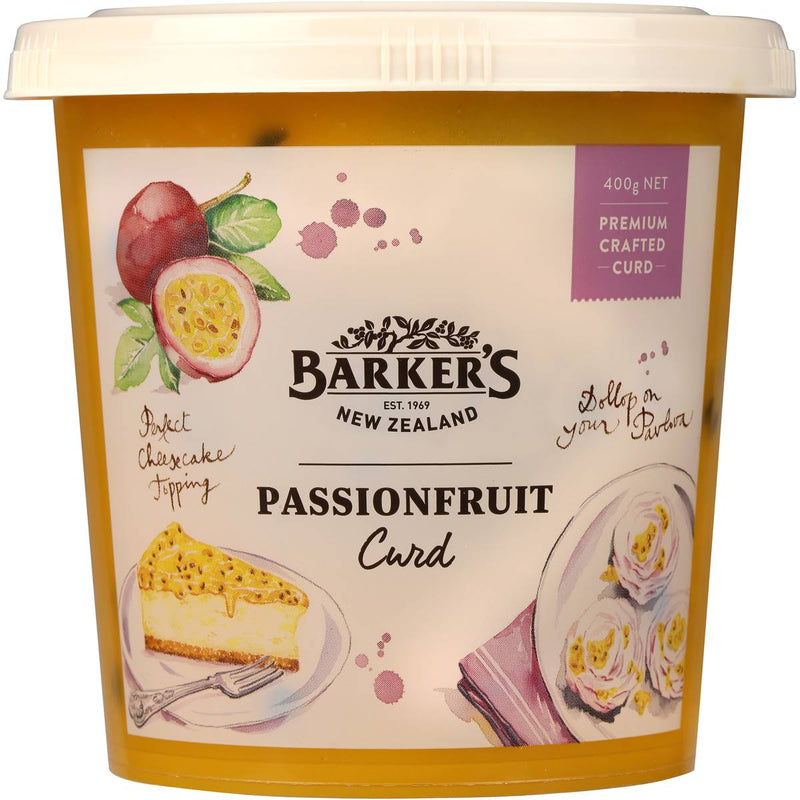 Barker's Passionfruit Curd 400g