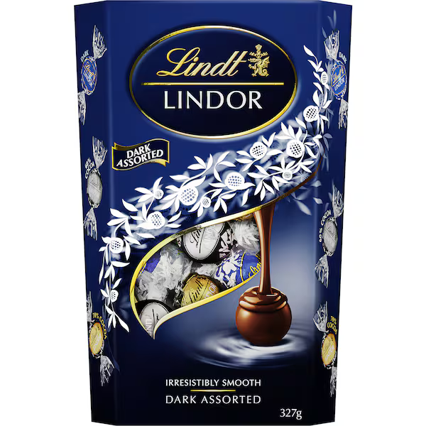 Lindt Lindor Dark Assorted Chocolate Gift Box 327g | Worldwide