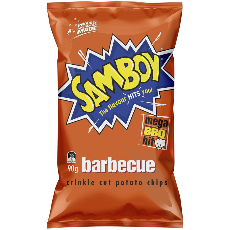 Samboy Barbecue Chips 90g