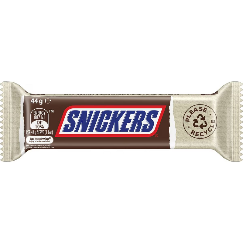 Snickers Peanuts Caramel Nougat Bar 44g