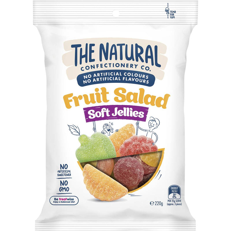 The Natural Confectionery Co. Fruit Salad Soft Lollies 220g