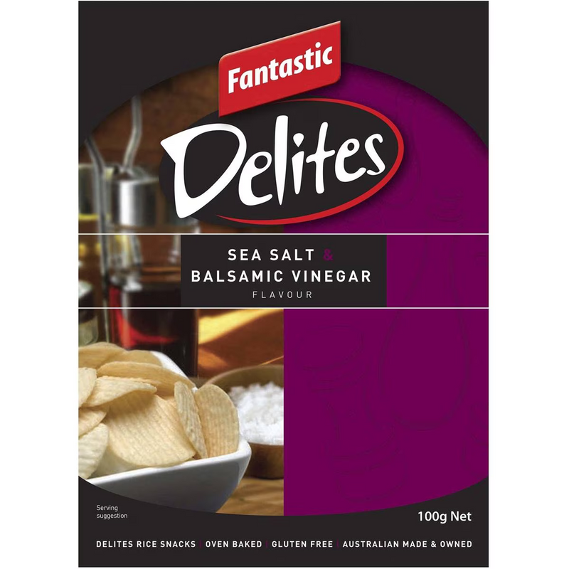 Fantastic Delites Sea Salt & Balsamic Vinegar 100g