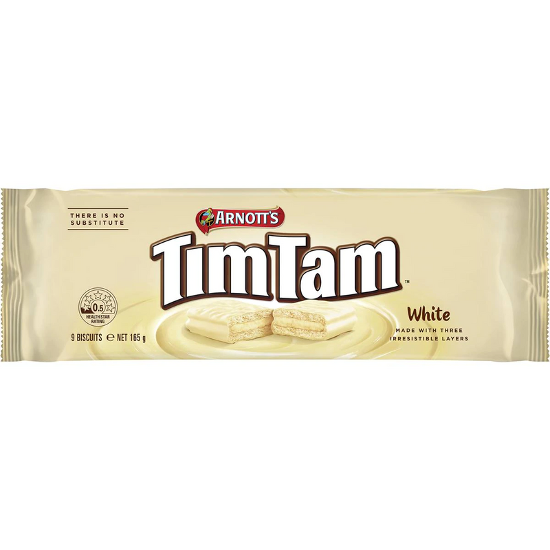 Arnott's Tim Tam White Chocolate Biscuits 165g