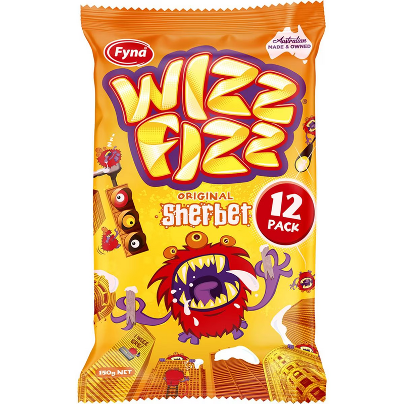 Wizz Fizz Sherbet Original 12 pack 150g