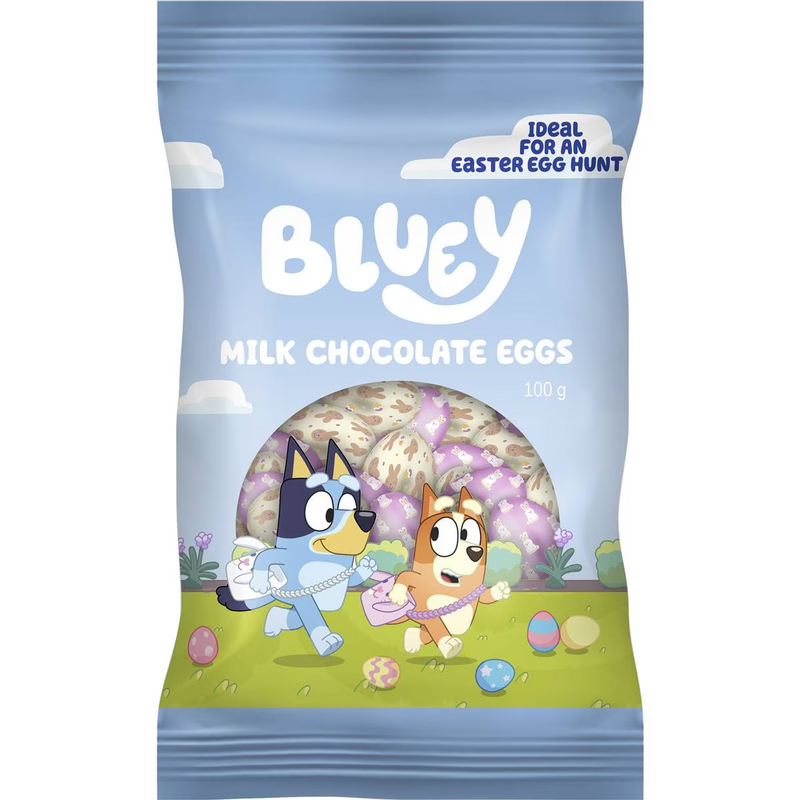 BB 11/24 | Bluey Milk Chocolate Mini Easter Eggs 100g