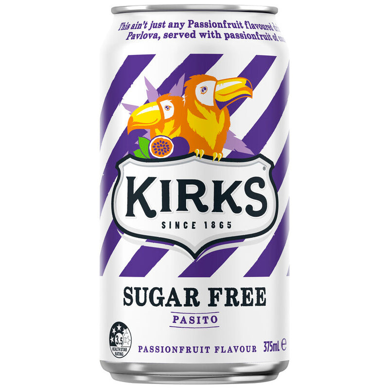 Kirks Pasito Sugar Free Soft Drink 375ml