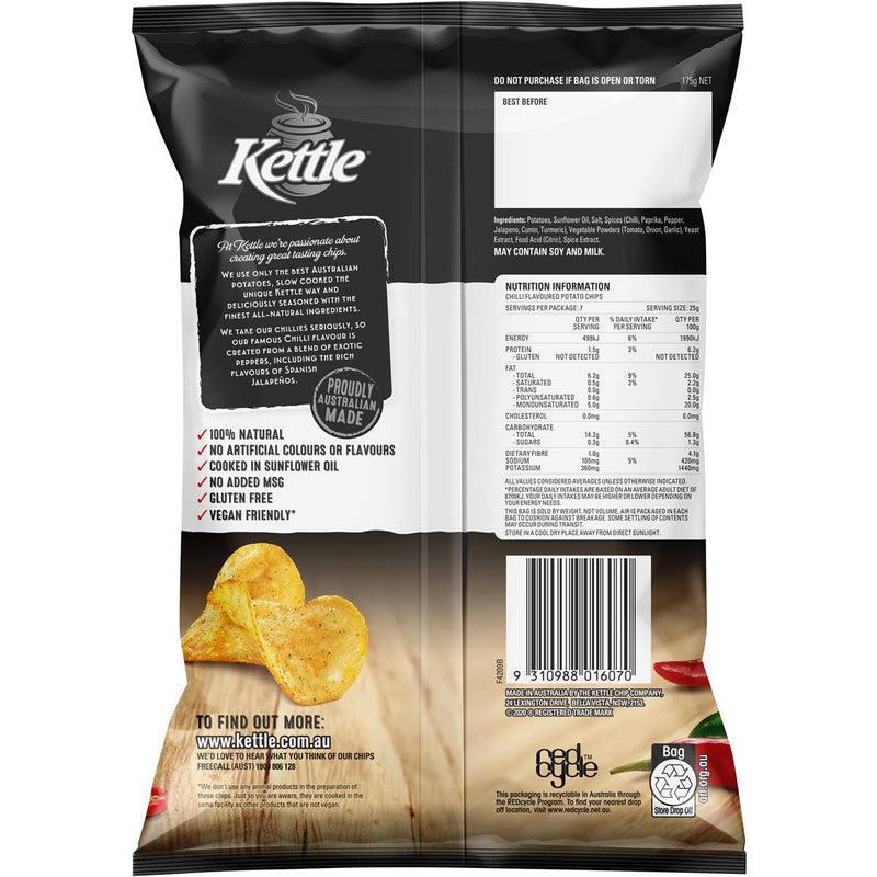 Kettle Chilli Chips 175g