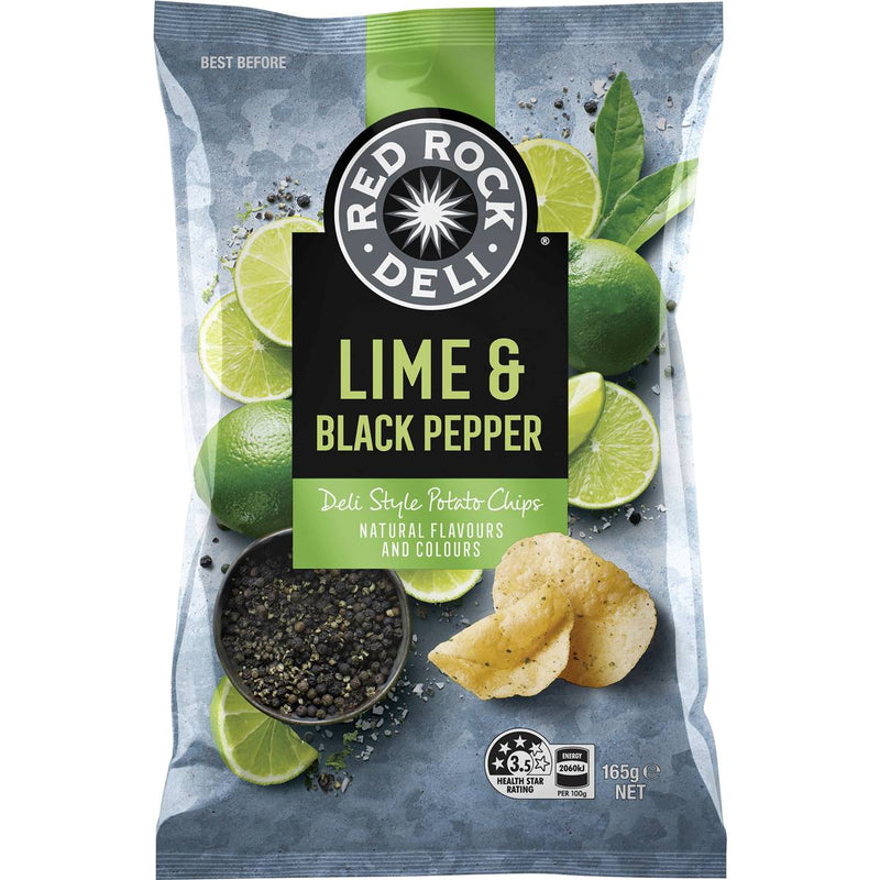 Red Rock Deli Lime & Black Pepper 165g