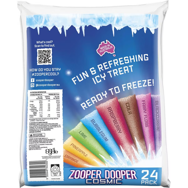 Zooper Zooper Dooper Cosmic 24 Pack | Worldwide Shipping