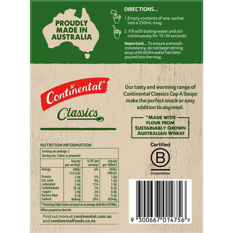 Continental Classics Cup A Soup Creamy Chicken With Lots Of Noodles 60g