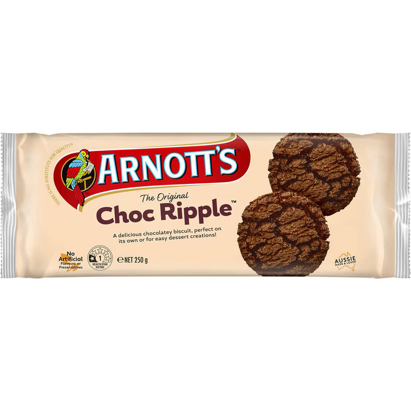 Arnott's Choc Ripple Biscuits 250g