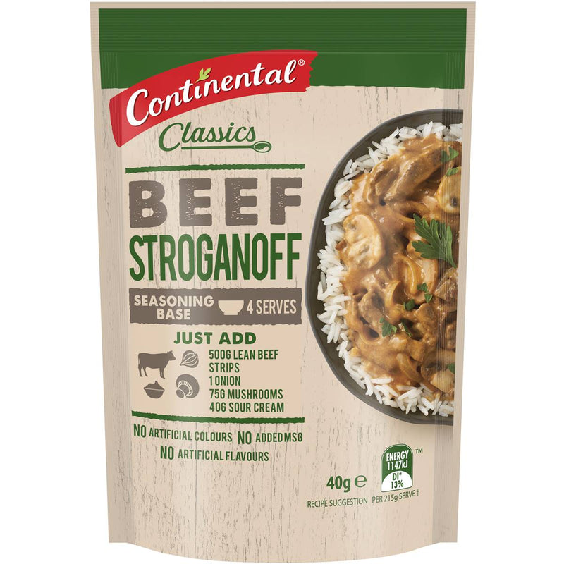 Continental Beef Stroganoff 40g