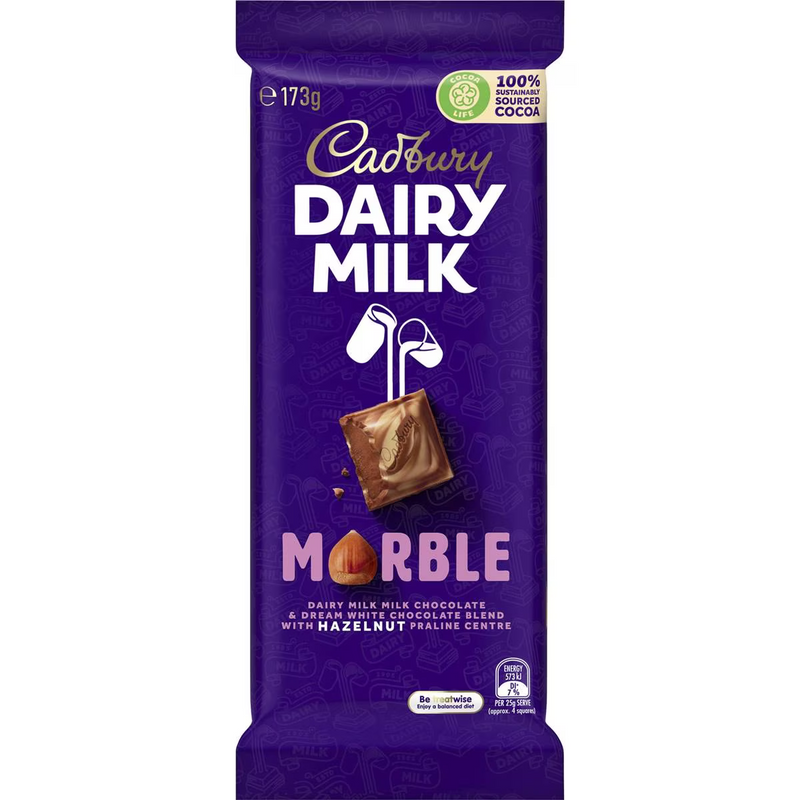 Cadbury Dairy Milk Marble Chocolate Block 173g