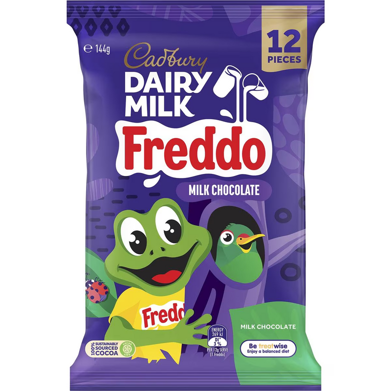 Cadbury Dairy Milk Freddo Sharepack 12 Pack 144g
