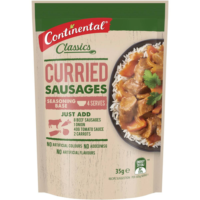 Continental Curried Sausages 35g