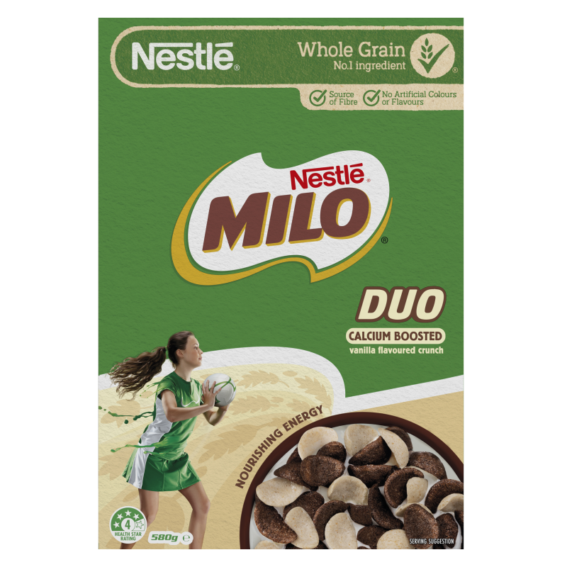 Nestle Milo Duo Cereal 580g