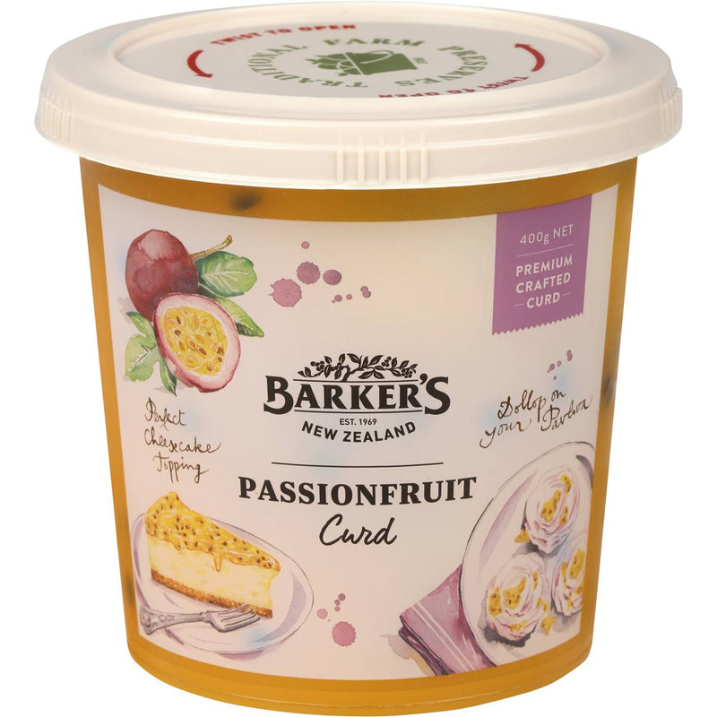 Barker's Passionfruit Curd 400g