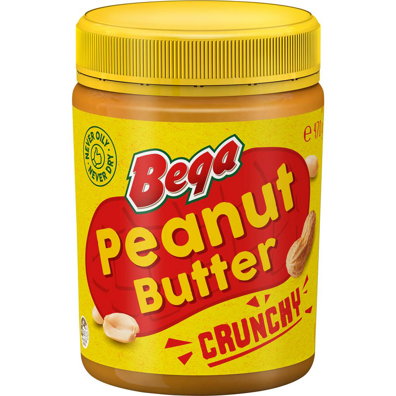 Bega Crunchy Peanut Butter 470g