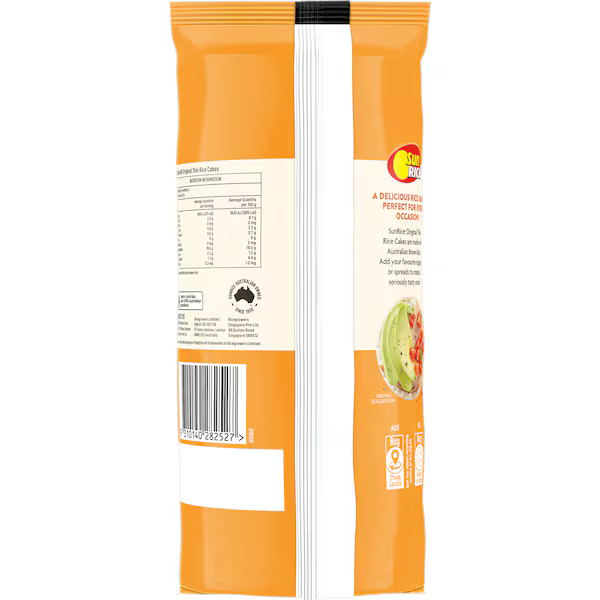 Sunrice Rice Cakes Original Rice Cakes 150g