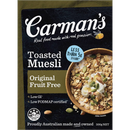 Carman's Original Fruit Free Muesli 500g
