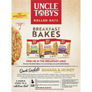 Uncle Tobys Oats Quick Sachets Big Bowl Banana & Honey Porridge 8 Pack 368g