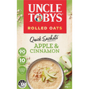 Uncle Tobys Oats Quick Sachets Apple & Cinnamon Porridge 350g