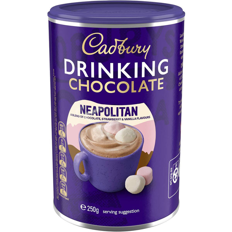 Cadbury Drinking Chocolate Neapolitan 250g