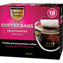 Robert Timms Decaffeinated Coffee Bags 18 pack 105g