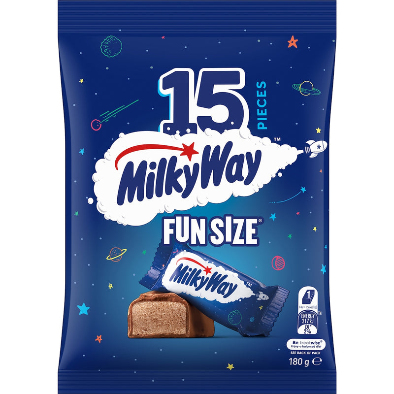 Milky Way Milk Chocolate Share Bag 15 Pack 180g