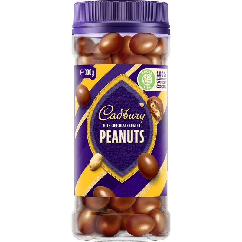 Cadbury Milk Chocolate Coated Peanuts Jar 300g