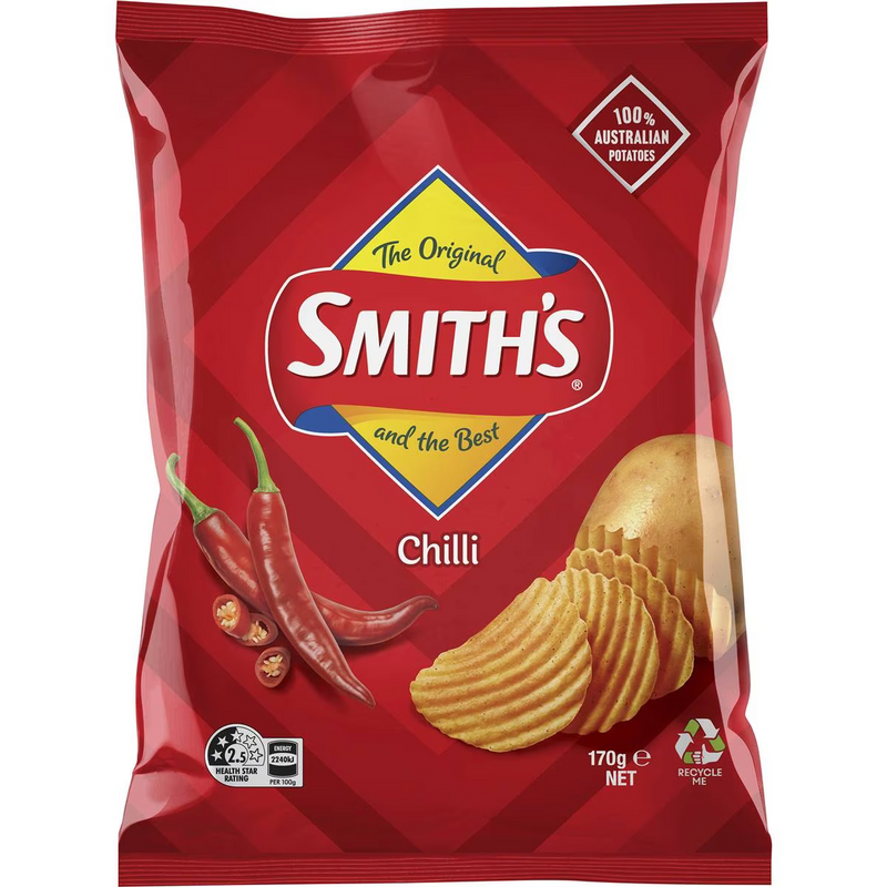 Smiths Crinkle Cut Chilli 170g