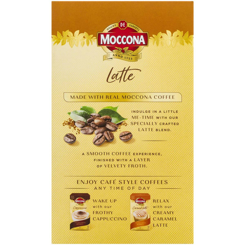 Moccona Latte 10 Pack 148g