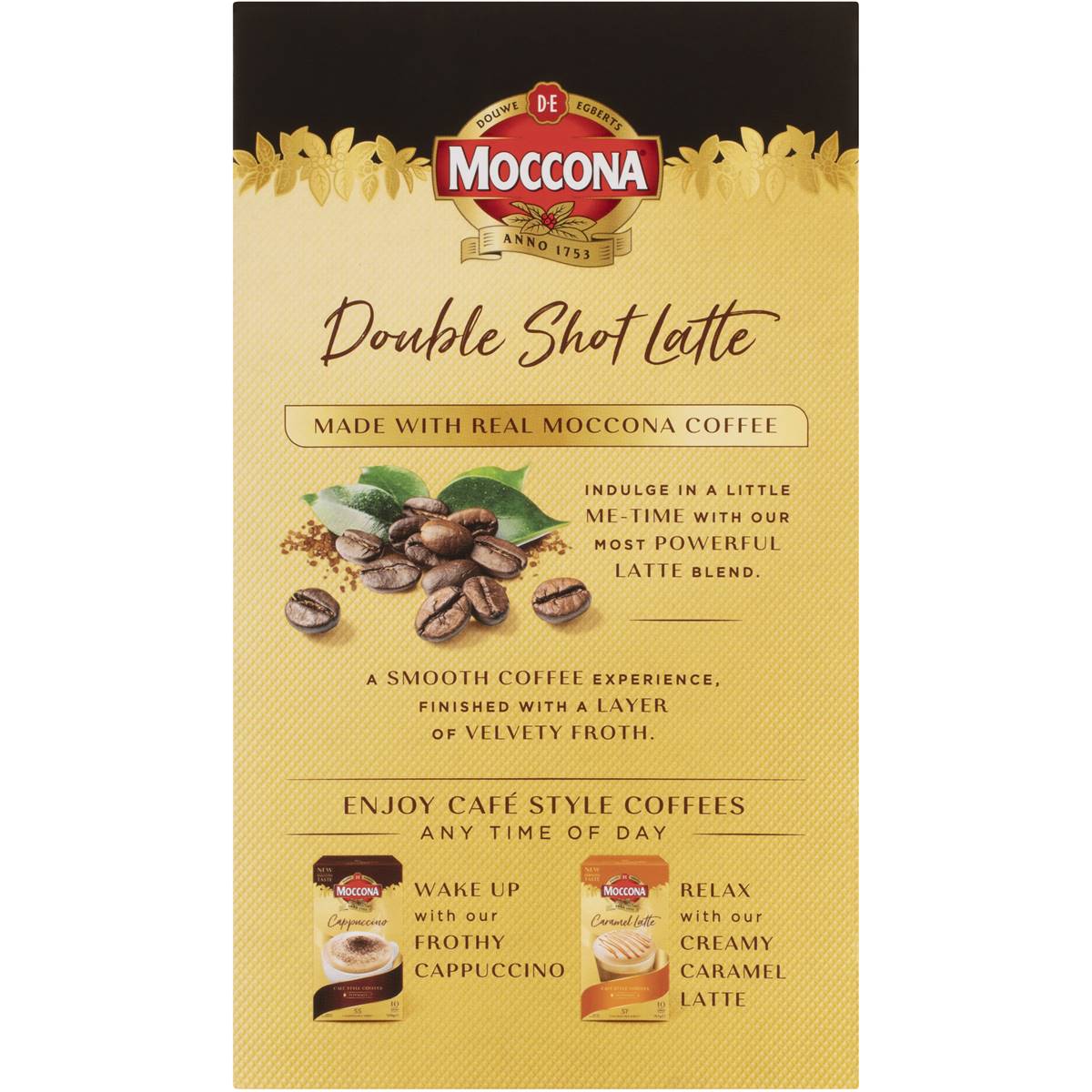 マコモ 2袋セット Moccona Double Shot Latte 10 Pack 140g | Worldwide Shipping
