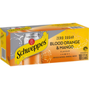 Schweppes Blood Orange Mango Cans 375ml - 10 Pack