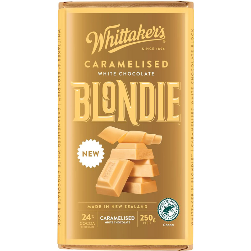 Whittaker's Blondie Caramelised White Chocolate Block 250g