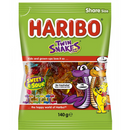 Haribo Twin Snakes Lollies 140g