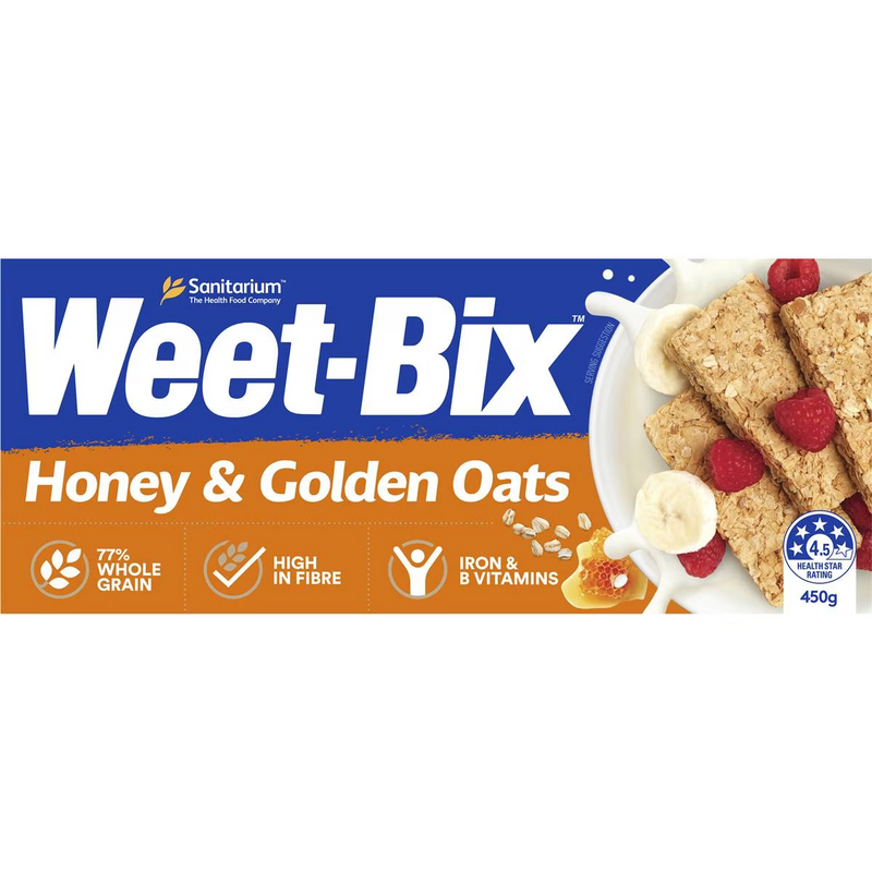 Sanitarium Weet-Bix Honey & Golden Oats 450g