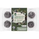 Woolworths Chocolate Rum Balls 8 Pack 160g