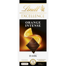 Lindt Excellence Dark Chocolate Orange Intense Block 100g