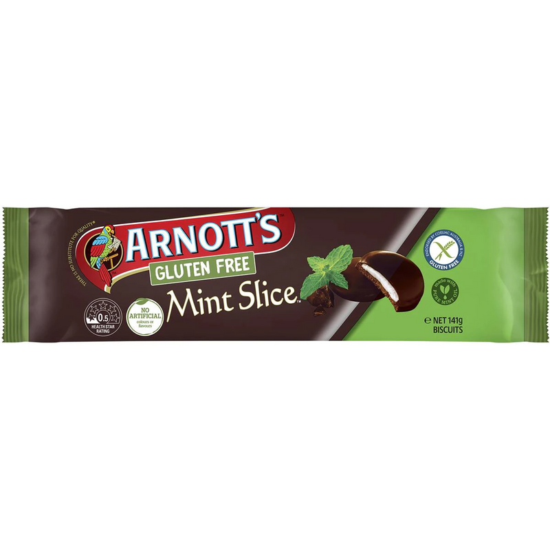 Arnott's Gluten Free Mint Slice 141g