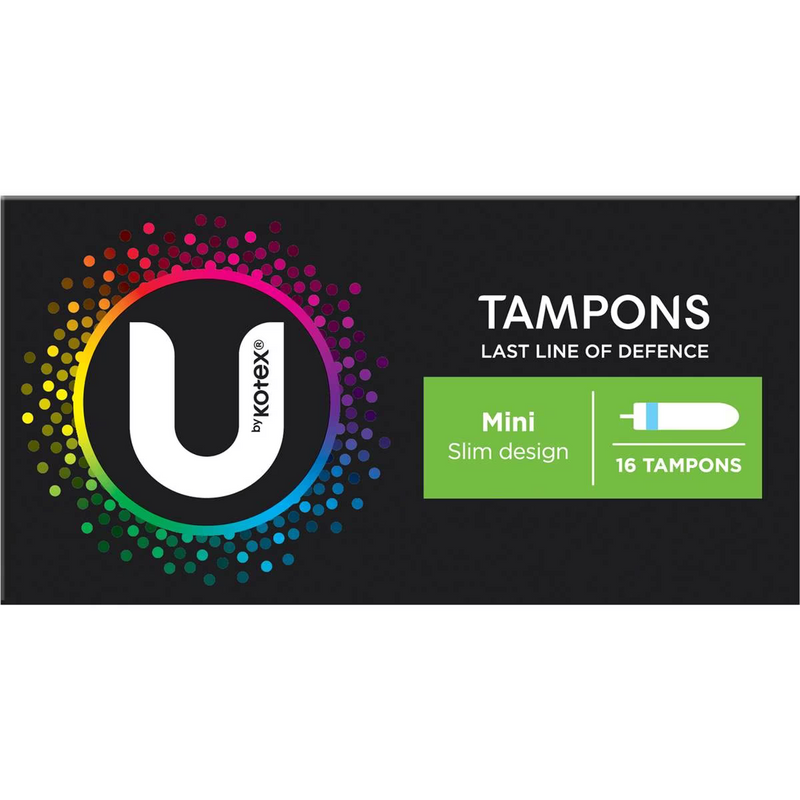 U By Kotex Mini Tampons 16 Pack