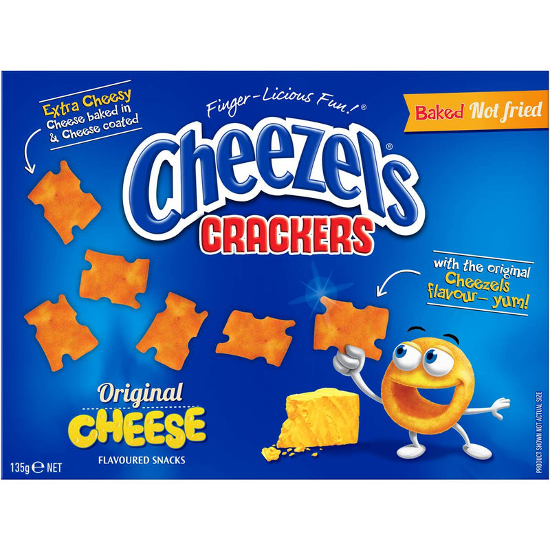 Cheezels Original Cheese Crackers 135g