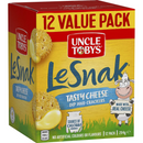 Uncle Tobys Le Snak Tasty Cheese Dip & Crackers 264g