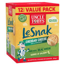 Uncle Tobys Le Snak Cheddar Cheese Dip & Crackers 264g