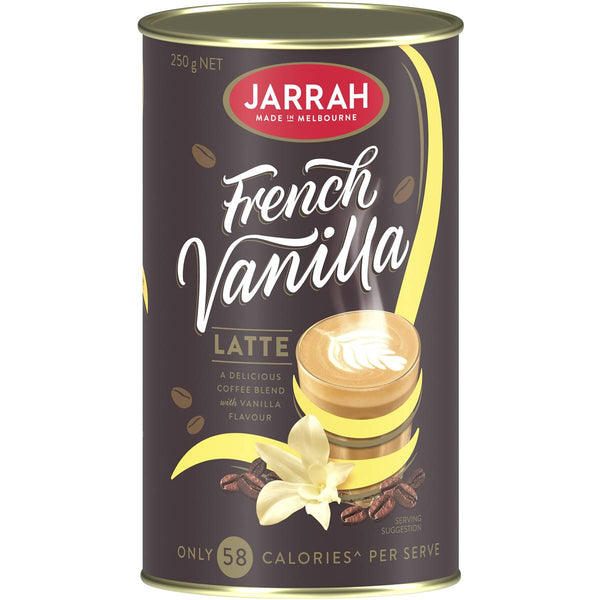Jarrah French Vanilla Latte Instant Coffee 250g | Worldwide Shipping